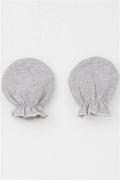 Newborn Baby Gloves Basic Grey (7 x 9 cm)
