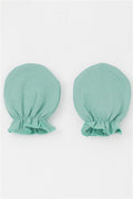 Newborn Baby Gloves Basic Mint Green (7 x 9 cm)