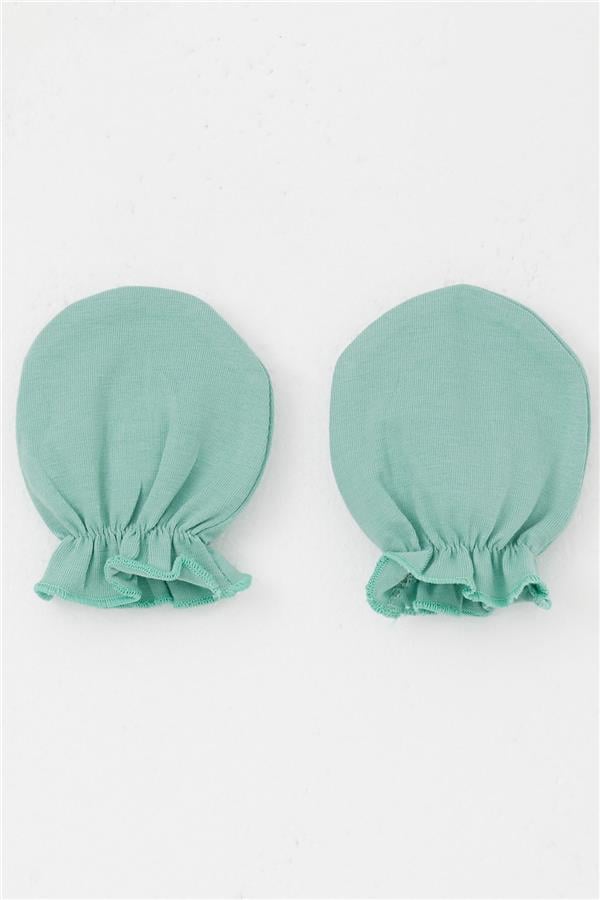 Newborn Baby Gloves Basic Mint Green (7 x 9 cm)