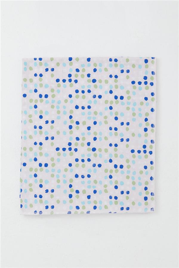 Newborn Baby Muslin Blanket Colorful Polka Dot Pattern Powder Pink (77 x 94 cm)