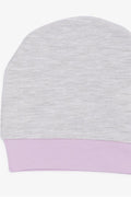 Newborn Baby Hat, Beige Melange (16 x 15 cm)